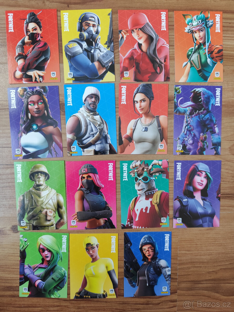 Zberateľské kartičky - Fortnite