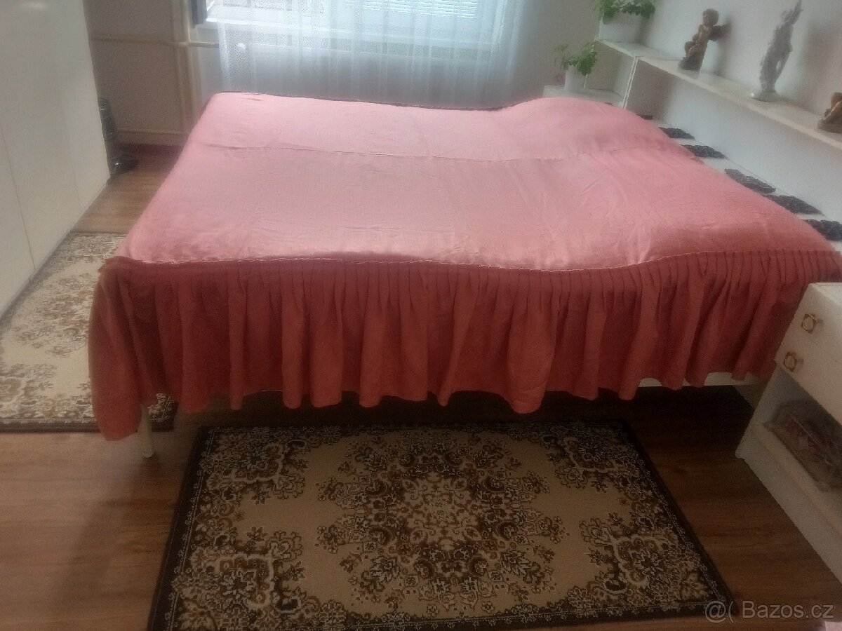 Přehoz šířka 160cm +40 cm kanýr z obou stran