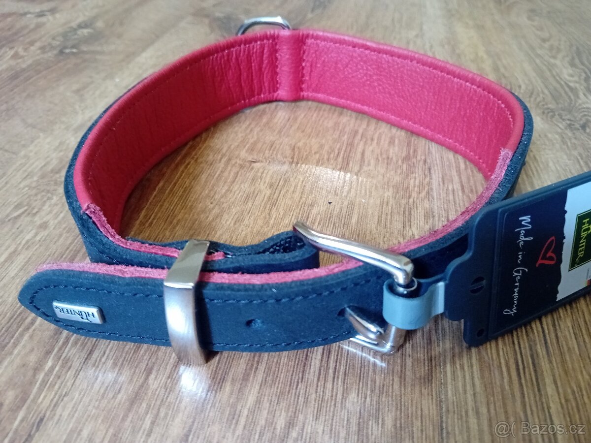 Hunter obojek pro  psy, švýcarský černý 45cm