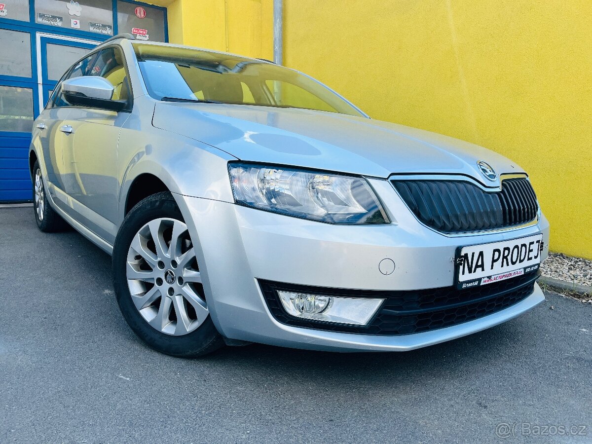 ŠKODA OCTAVIA 1.6 TDi COMBI NAJETO JEN 136 TIS KM ALU KOLA