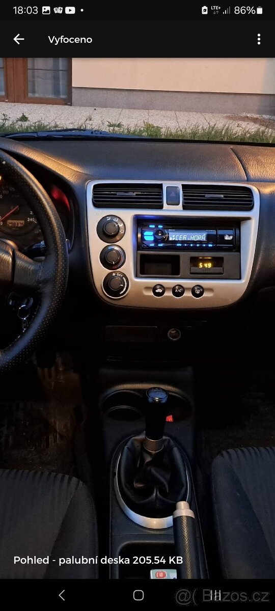 Honda civic 1.6i 81kw vtec