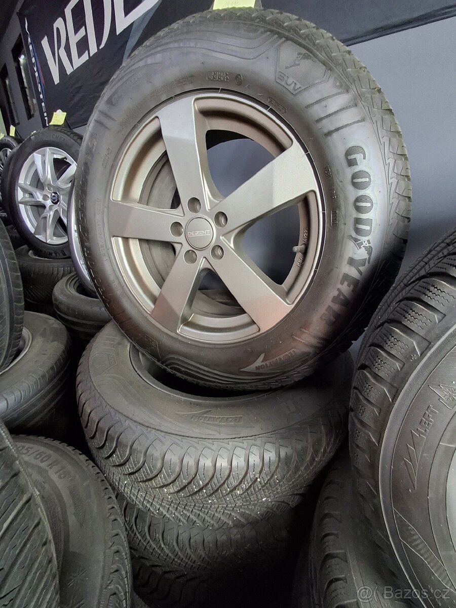 Alu kola Dezent, R17 + zimní pneu 235/65 R17
