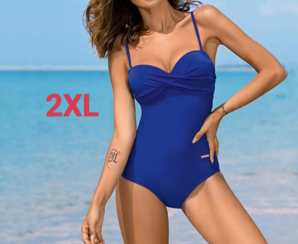 Nové dámské plavky 2XL, XXL, modré