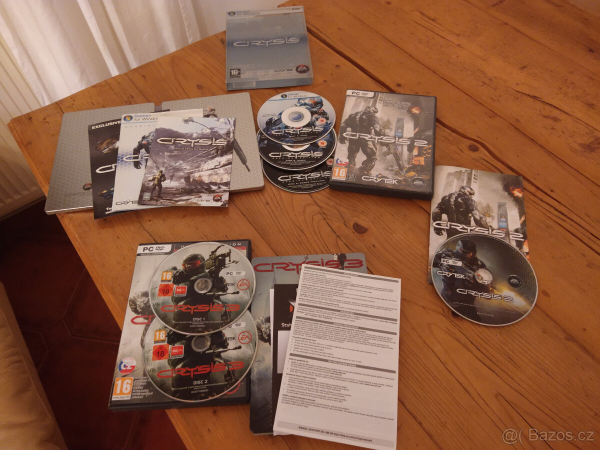 PC - Crysis (1,2,3) - 2x Steelbook