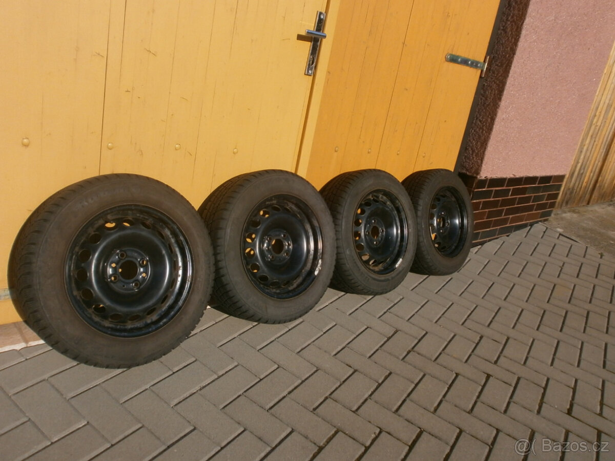 Fiat 500, Punto, Panda - 4 kusy ráfky a pneu 14"