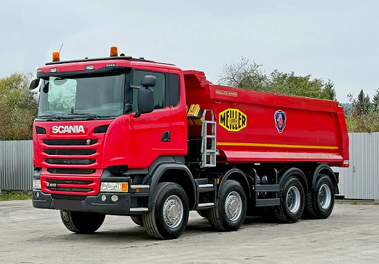 Scania R410 8x4 - vanový sklápěč
