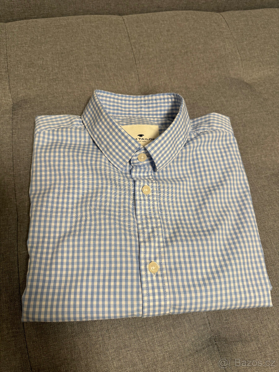 Pánská košile Tom Tailor, krátky rukáv