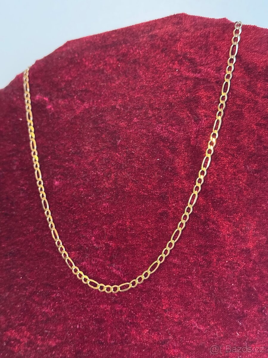 Zlatý řetízek Figaro 5g 585/1000
