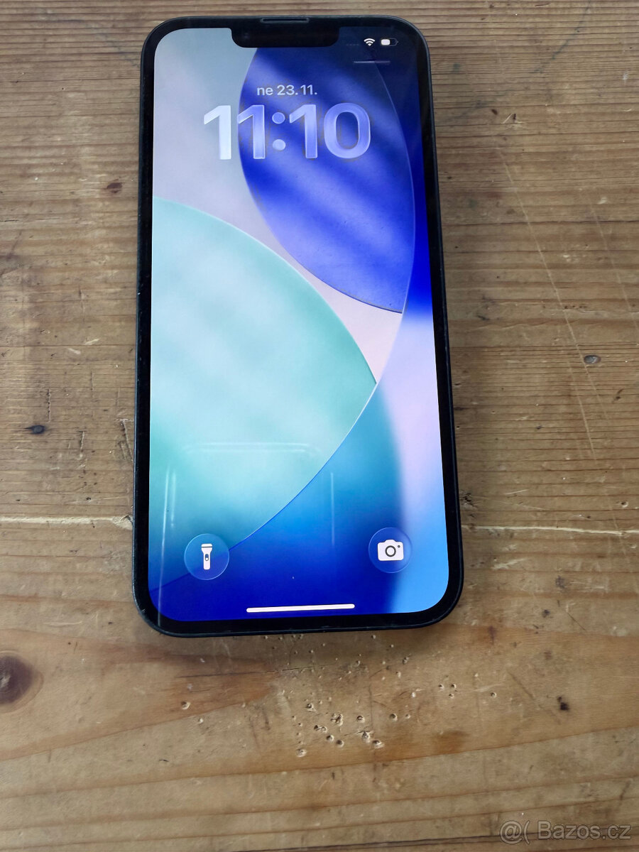 Prodám iPhone 13, 128GB, černý, 100% baterie, záruka