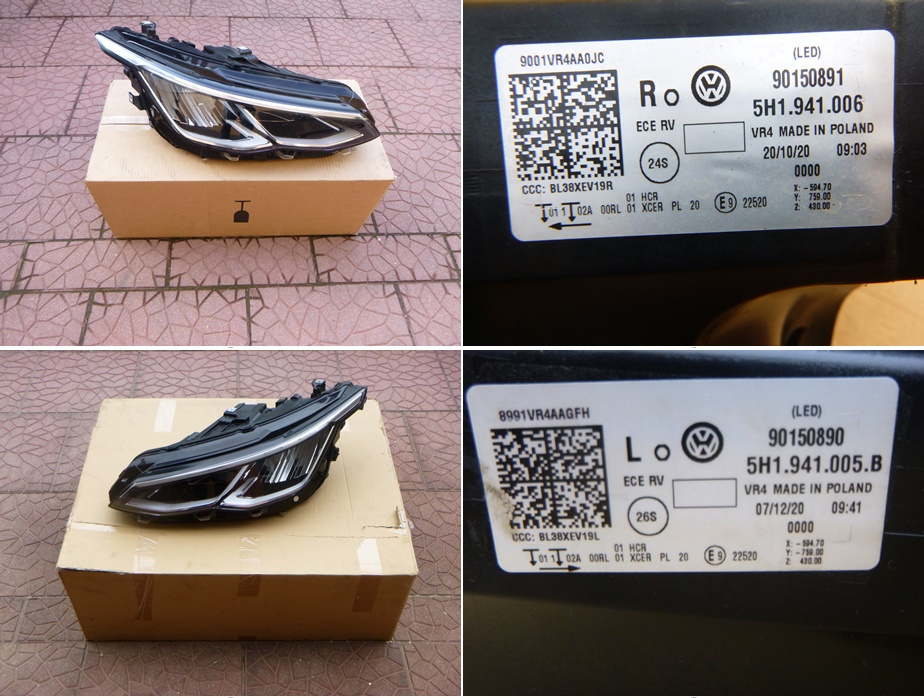 VW Golf 8 VIII lampa světlo LED 5H1941006 5H1941005B