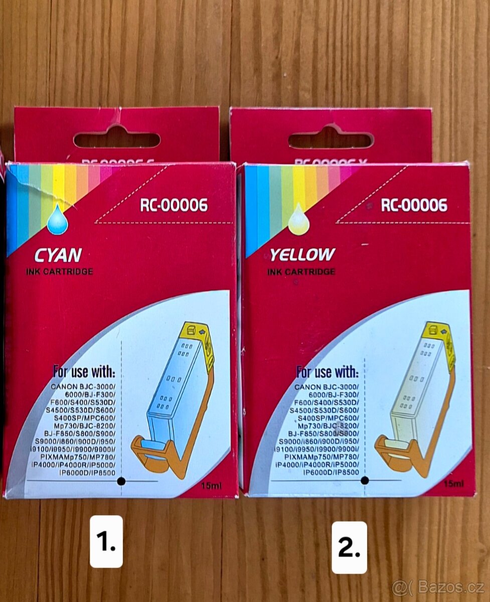 Inkoustové kazety CANON