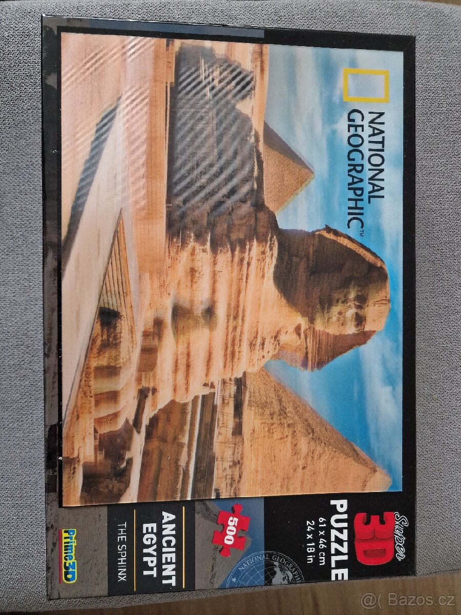 3D puzzle Sfinga 500 nepoužívé