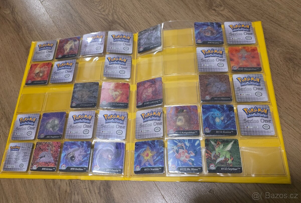 Pokémon 3D měničky 1999 s albem