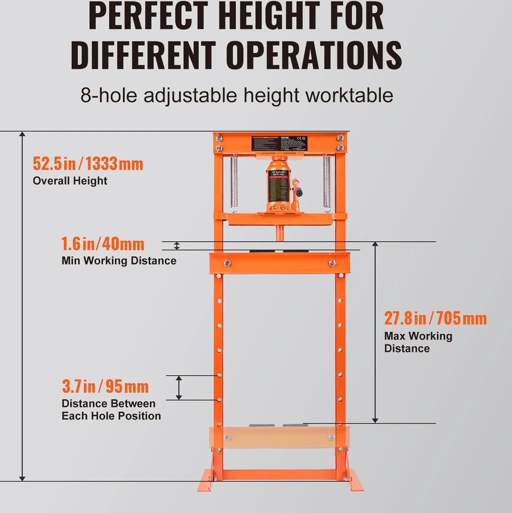 Dílenský lis hydraulický