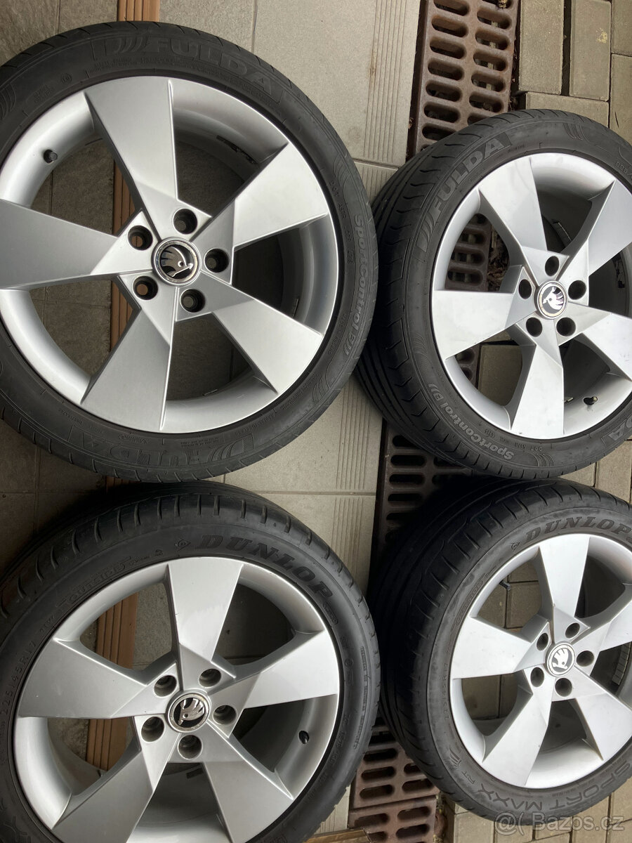 alu kola 5x112, orig octavia