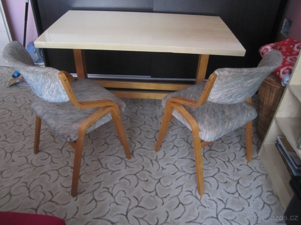 stůl +  2 židle