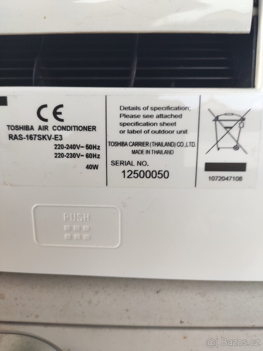 Tepelné čerpadlo vzduch–vzduch Toshiba