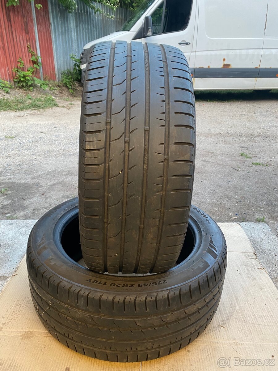 275/45 R20 110Y Kumho 2x5mm dot0519 Letní