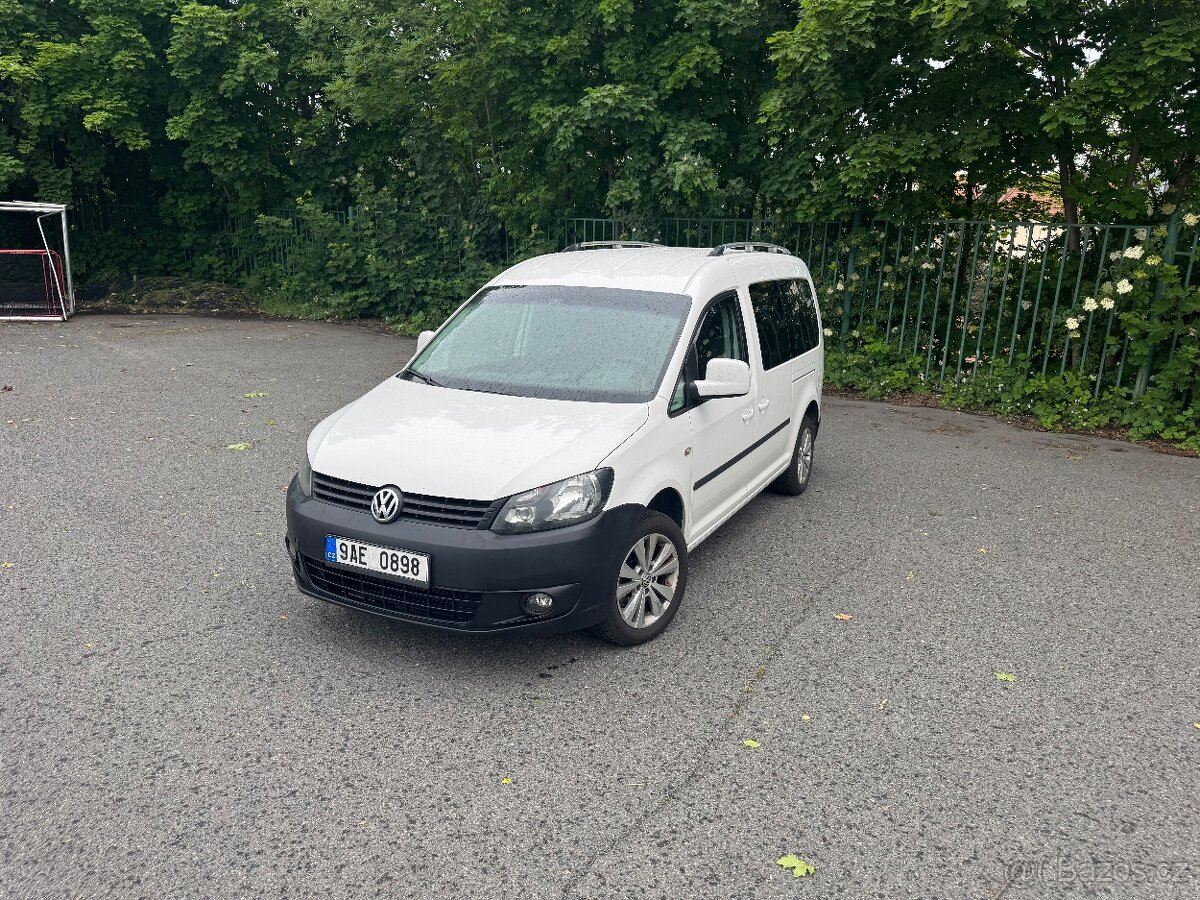 Vw caddy maxi 2014, nová STK, 103kw