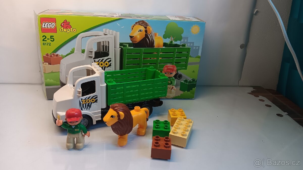Lego duplo 6172 zoo dodávka vč krabice