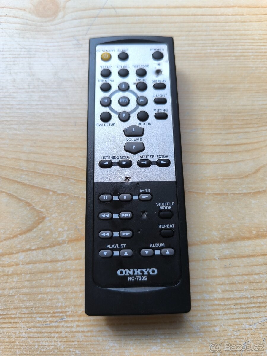 Použité Dálkové ovládání ONKYO RC-720S + Nové Batt.