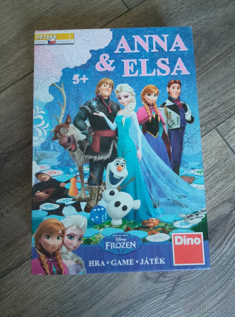 společenská hra Anna a Elsa