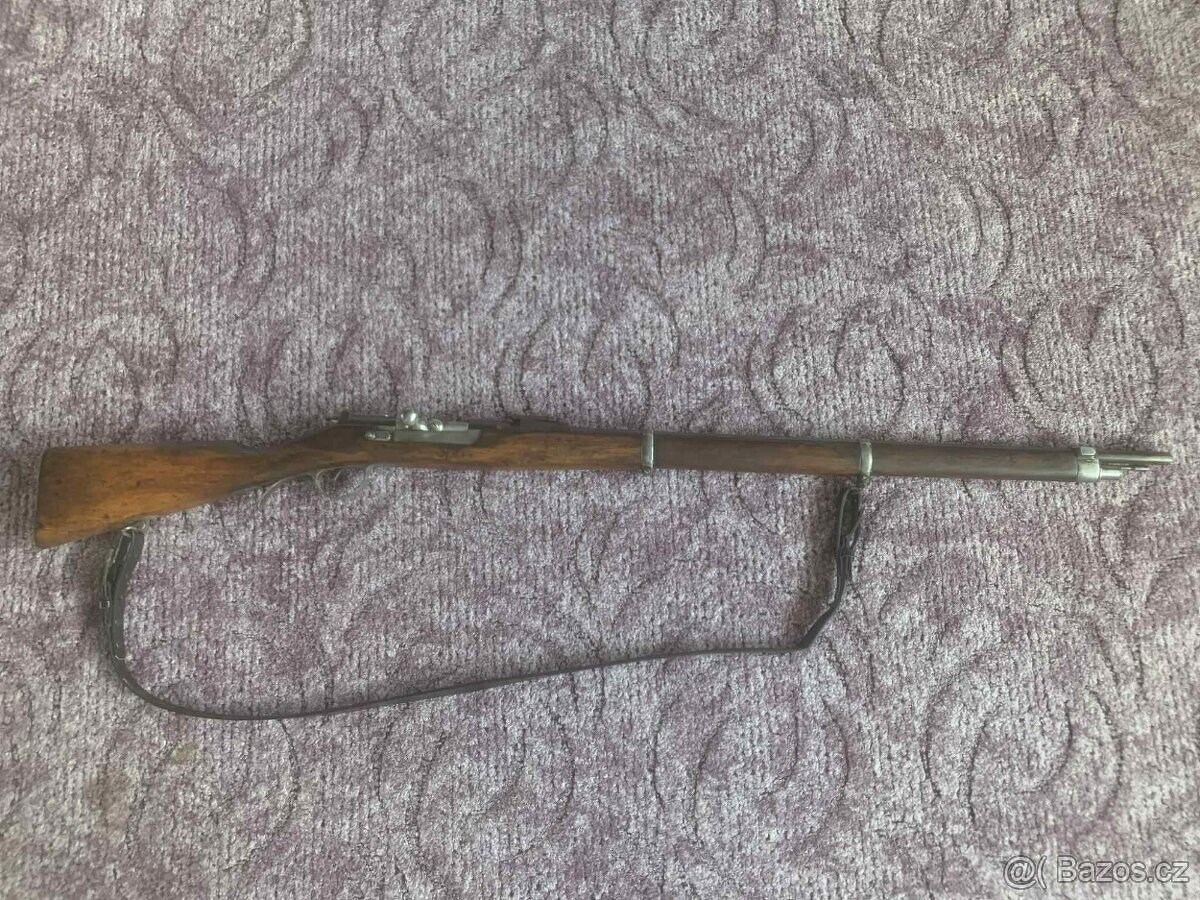 Historická opakovací puška Steyr Kropatschek cal. 8x60 R