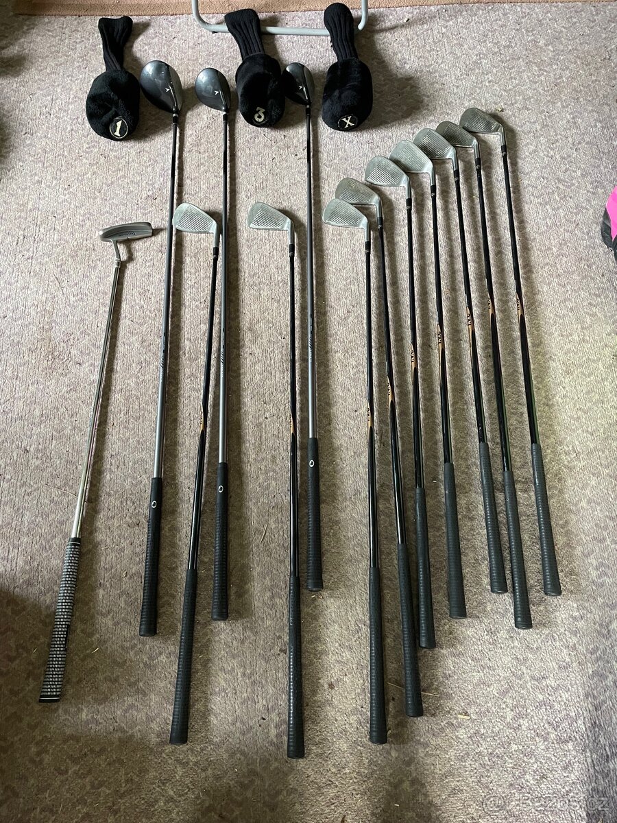 Prodám golfovou sadu (bag+kompletní sada holí)