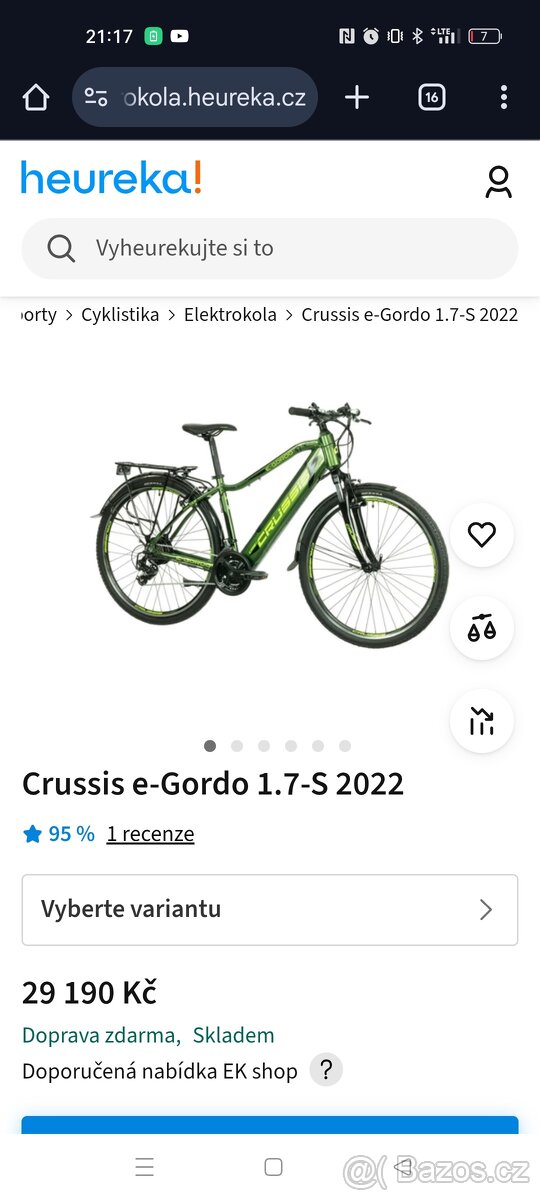 Elektrokolo crussis E-gordo