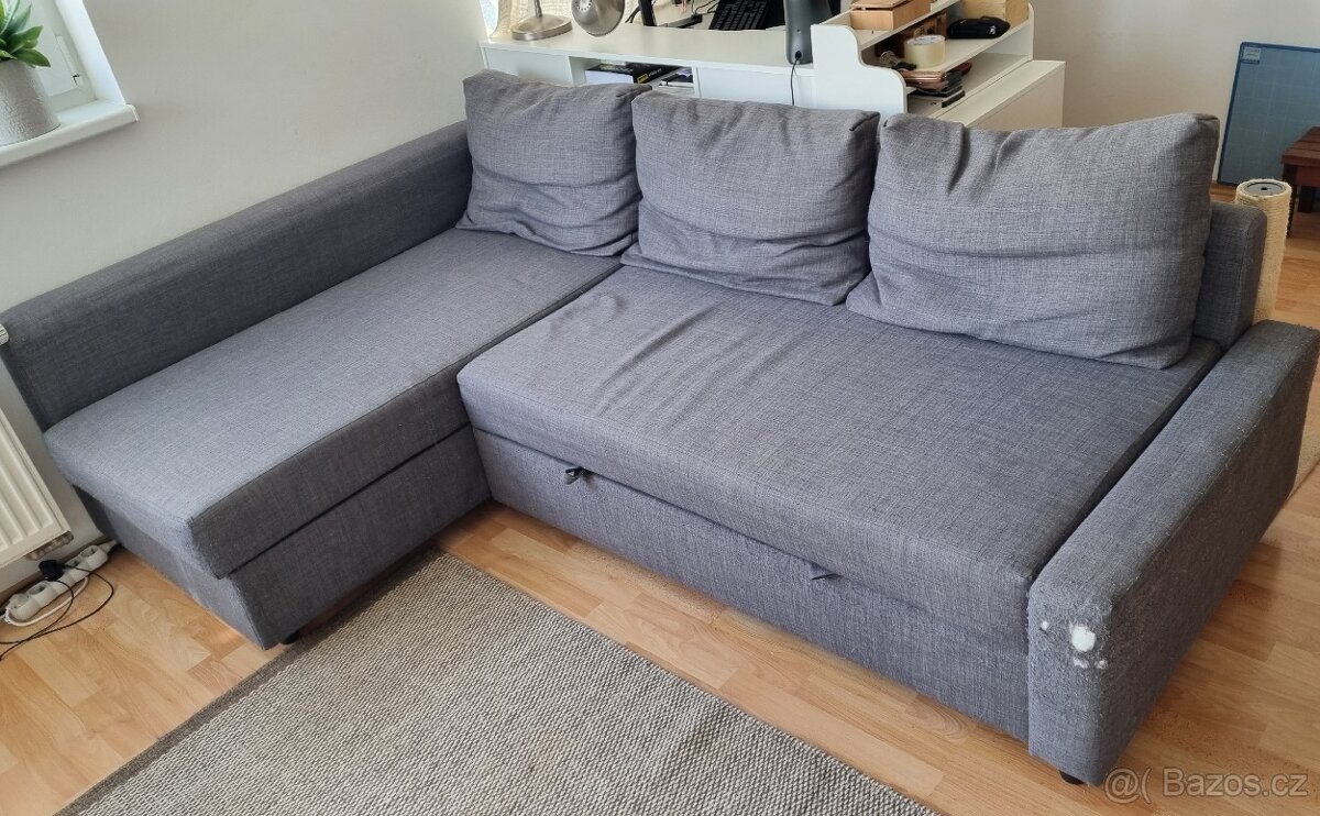 Prodám pohovku IKEA FRIHETEN (šedá)