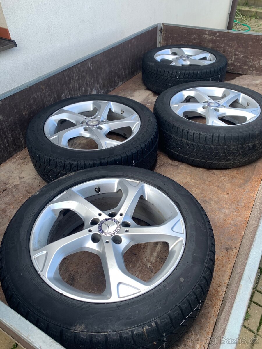Zimní pneu Pirelli s aludisky 235/50R18