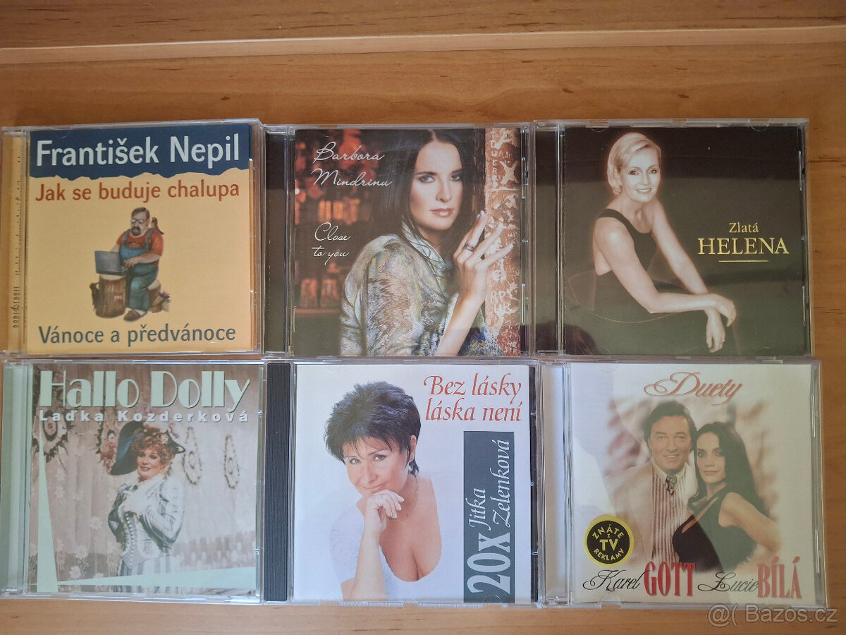 6 CD - různé žánry