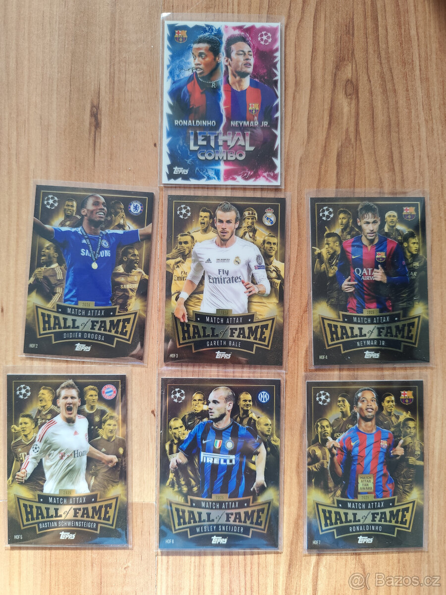 Fotbalové kartičky Match Attax 2025/26 Hall of Fame , Lethal