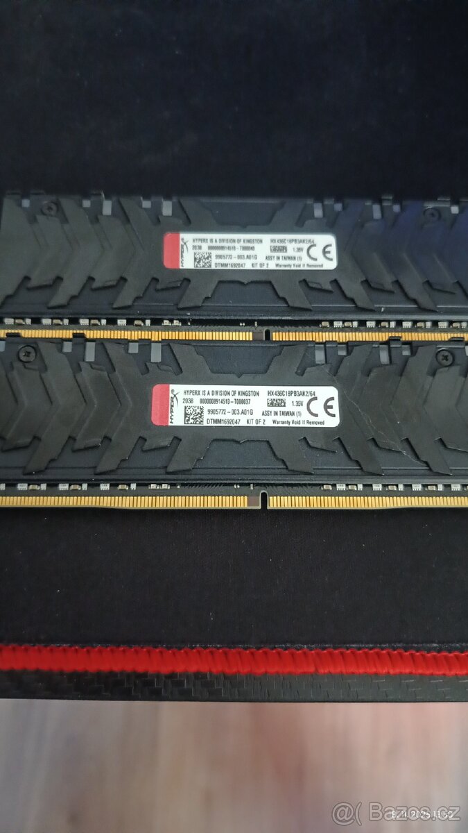 prodám 2x paměť DDR4