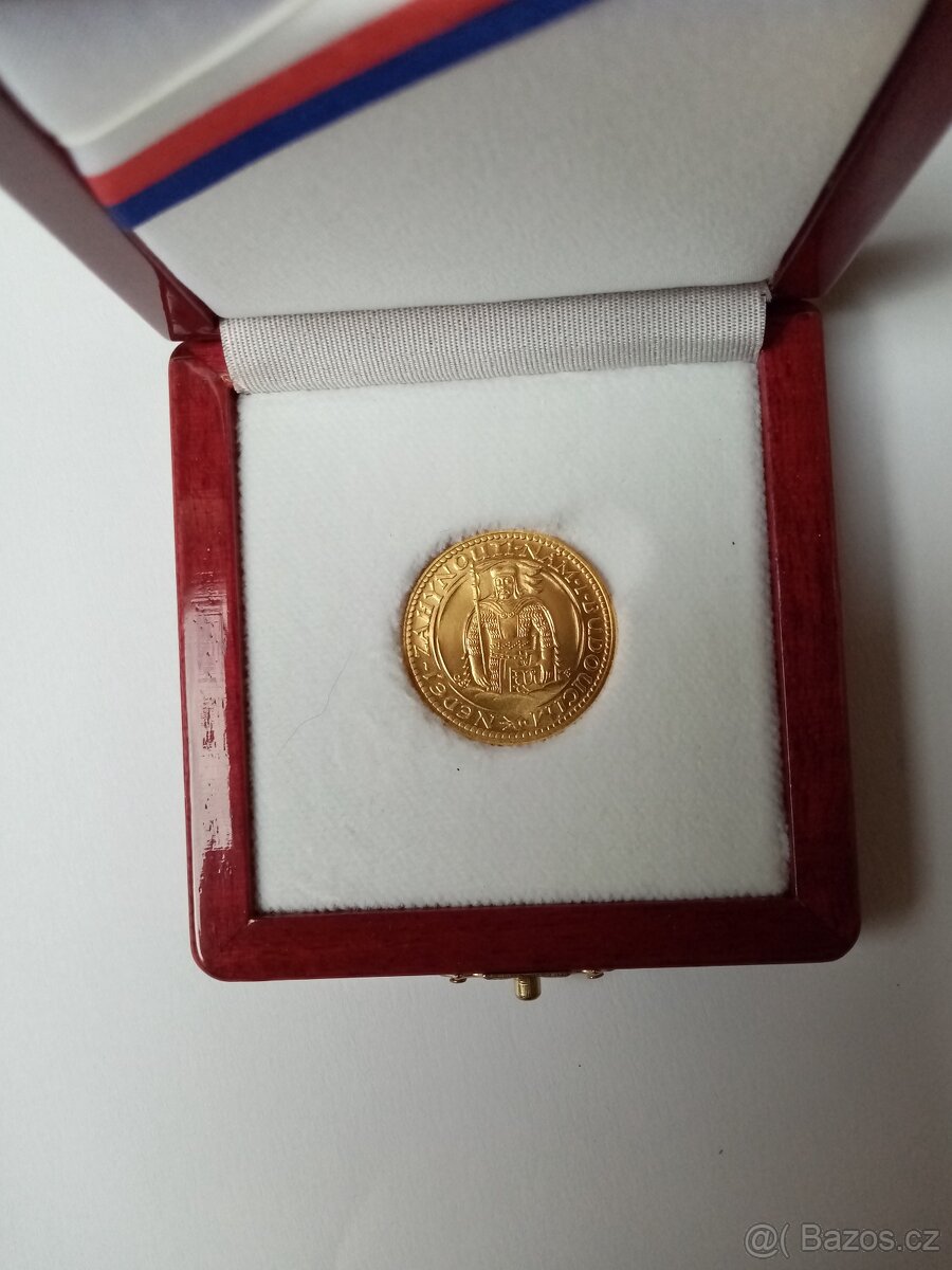 Svatováclavský 2 dukát s puncem 2018