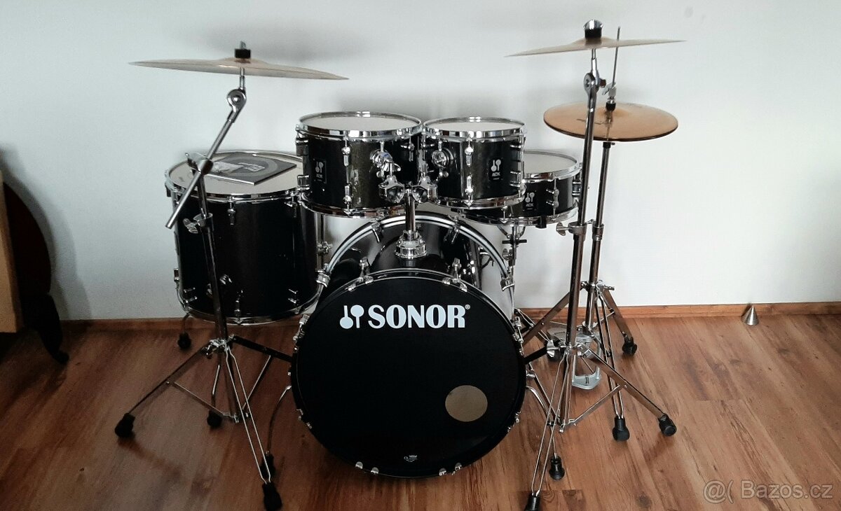 Prodám bicí Sonor AQX stage- komplet, zár.2roky