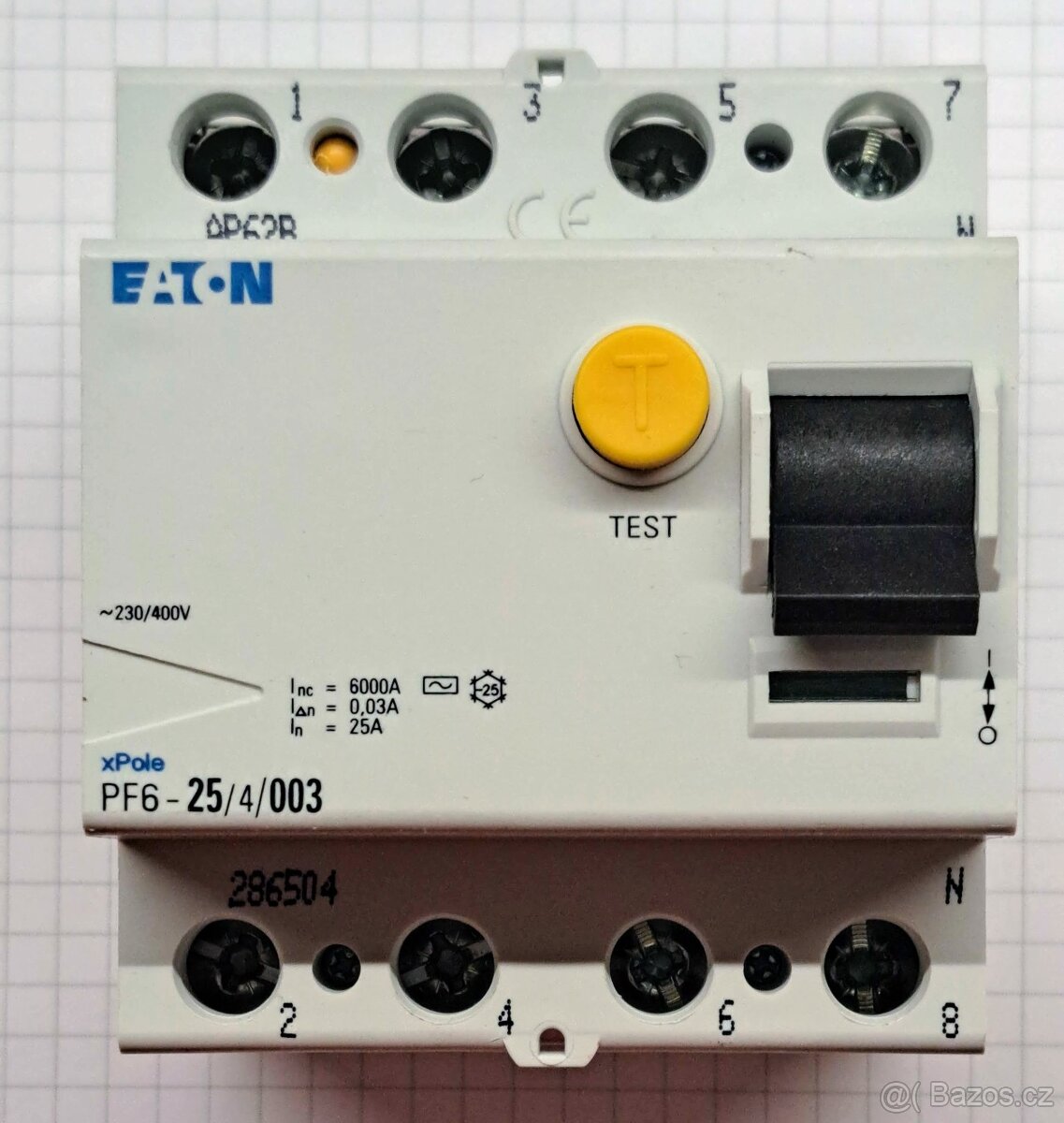 Proudový chránič EATON PF6-25/4/003-A NOVÝ