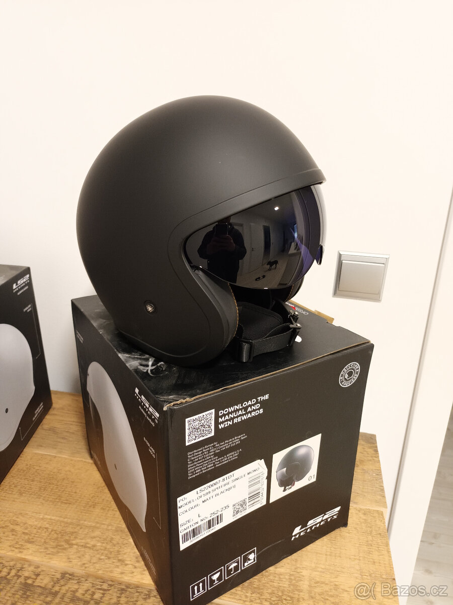 Přilba LS2 Spitfire single mono