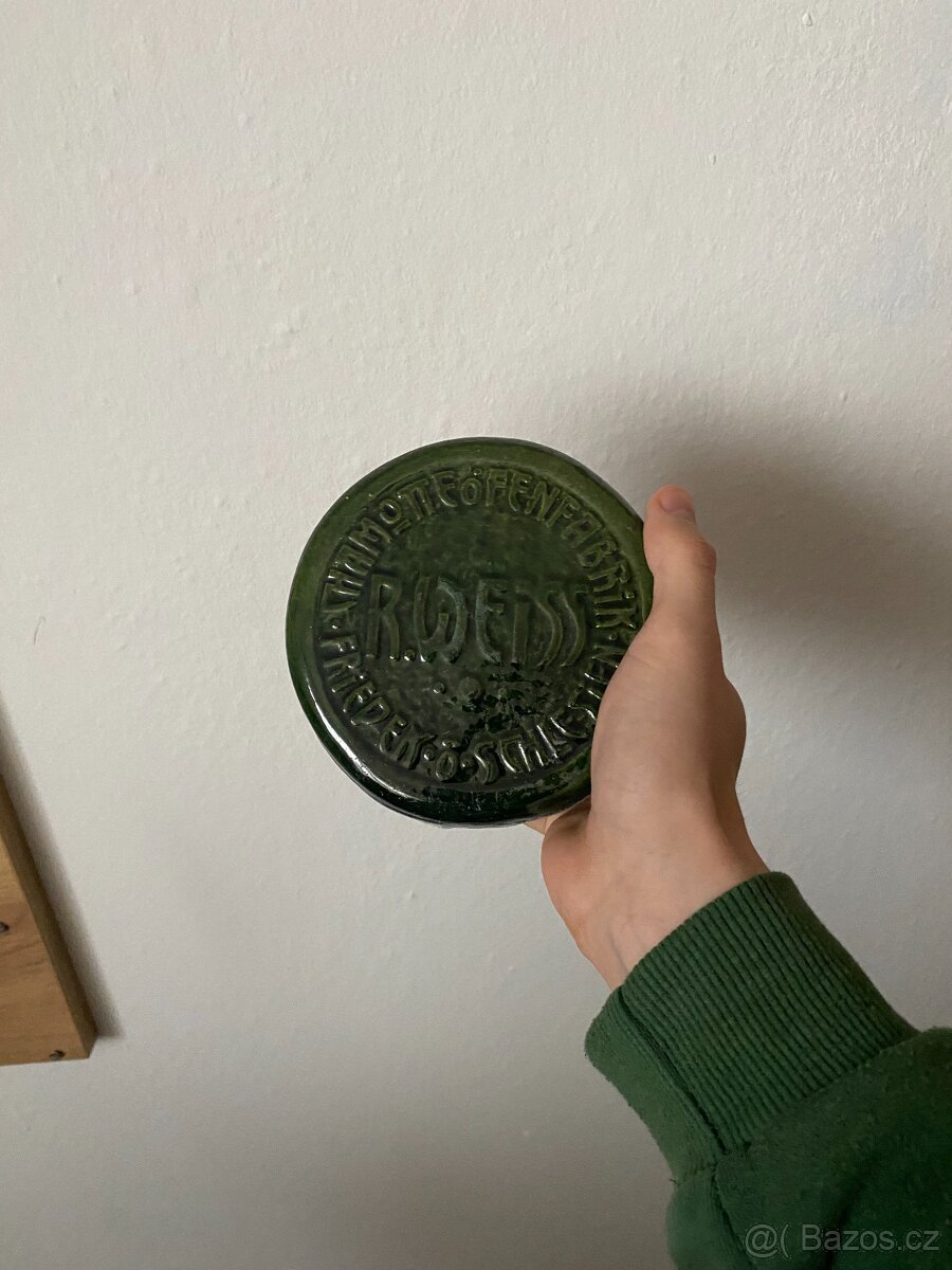 3 Ucpávky na komín - retro, staré, původní