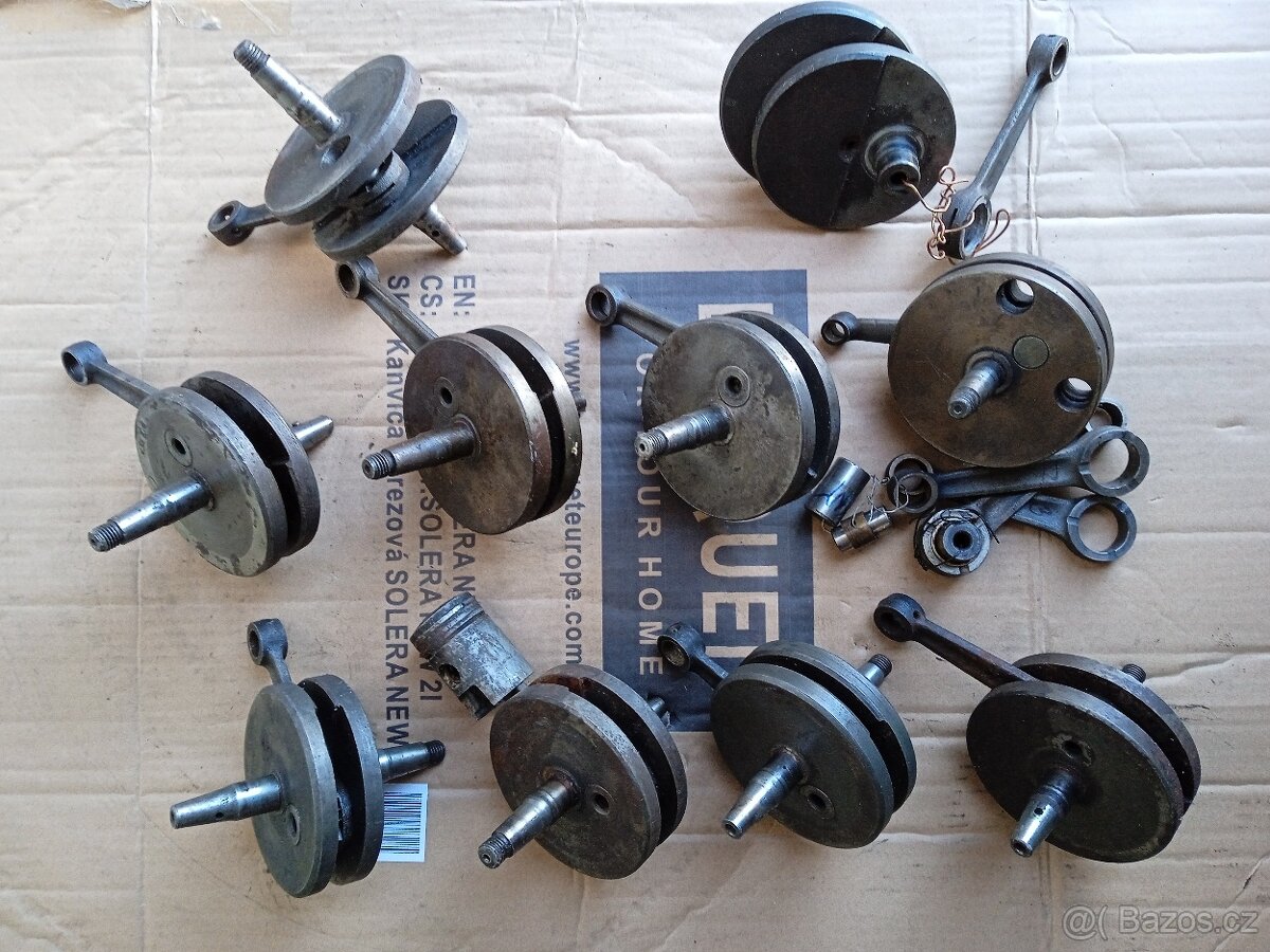 Kliková hřídel Jawa 50 Pionýr