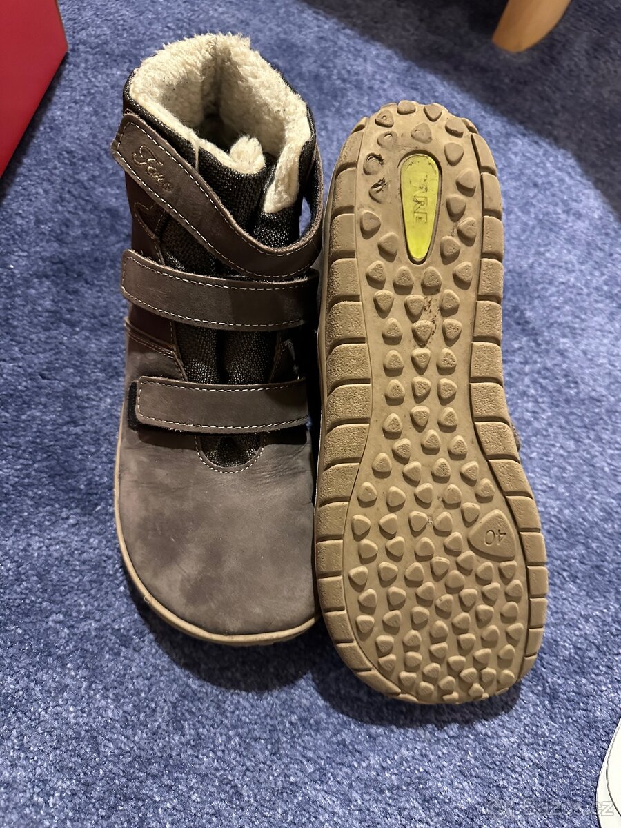 Zimní barefoot vel. 40