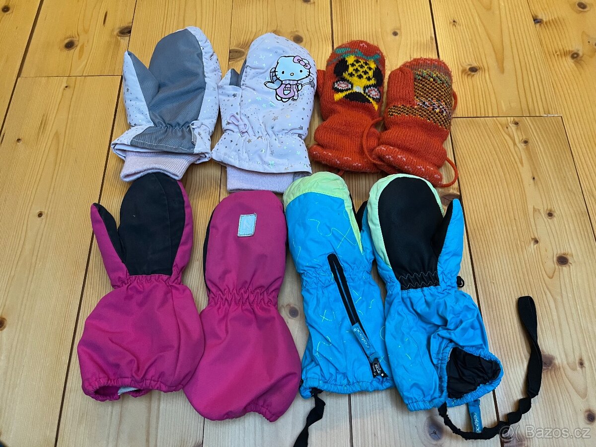 Zimni rukavice 6-10 let