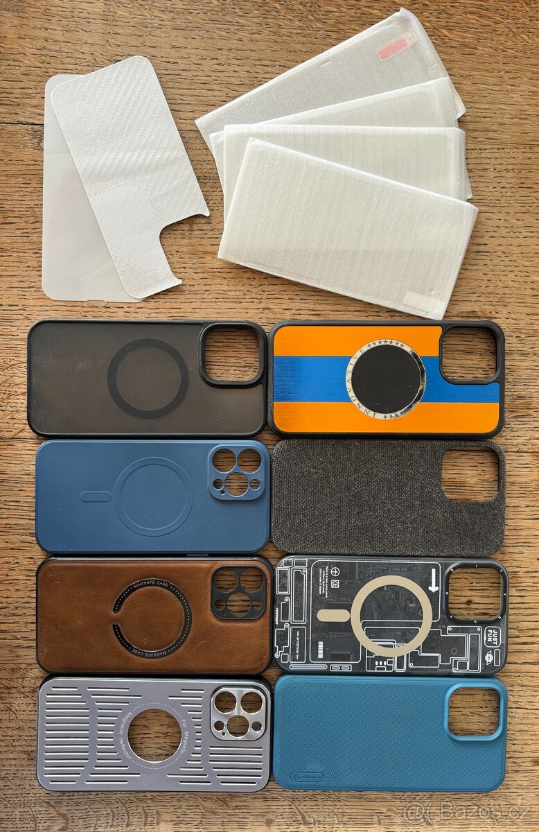 iPhone 13 Pro Max kryty, skla, folie