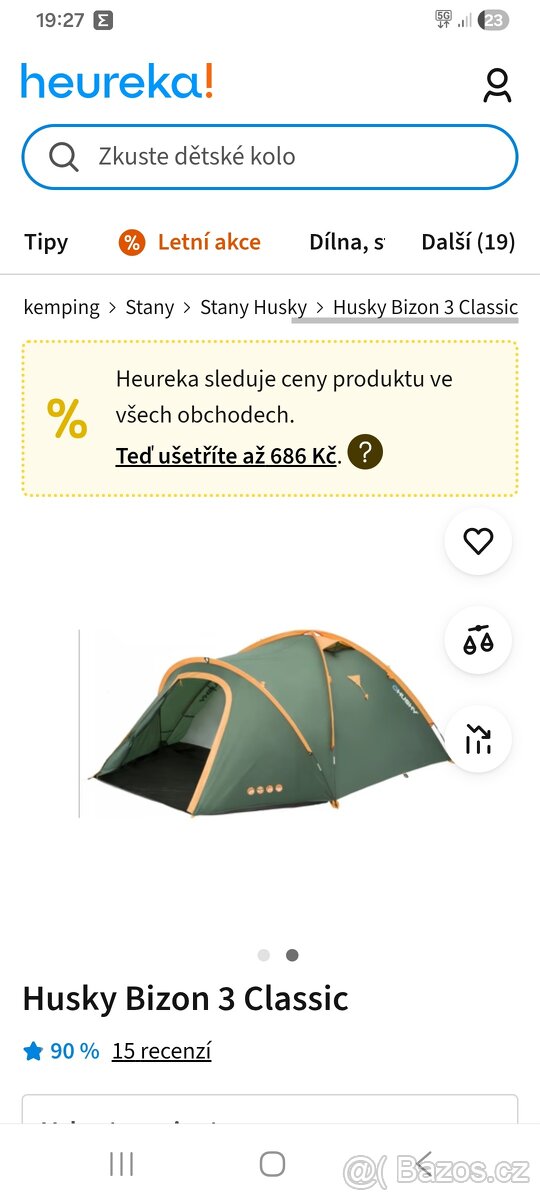 Prodám stan
