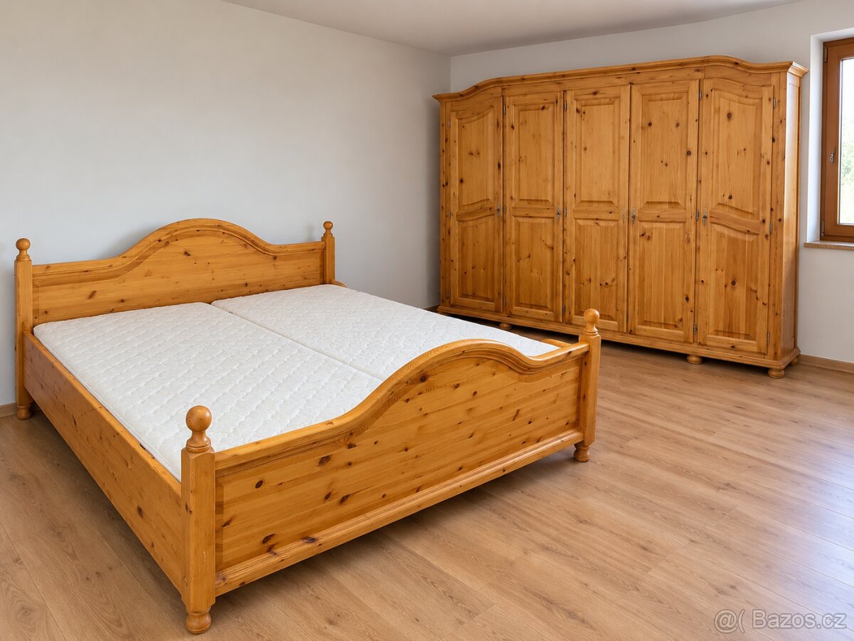 Masivní kompletní ložnice
