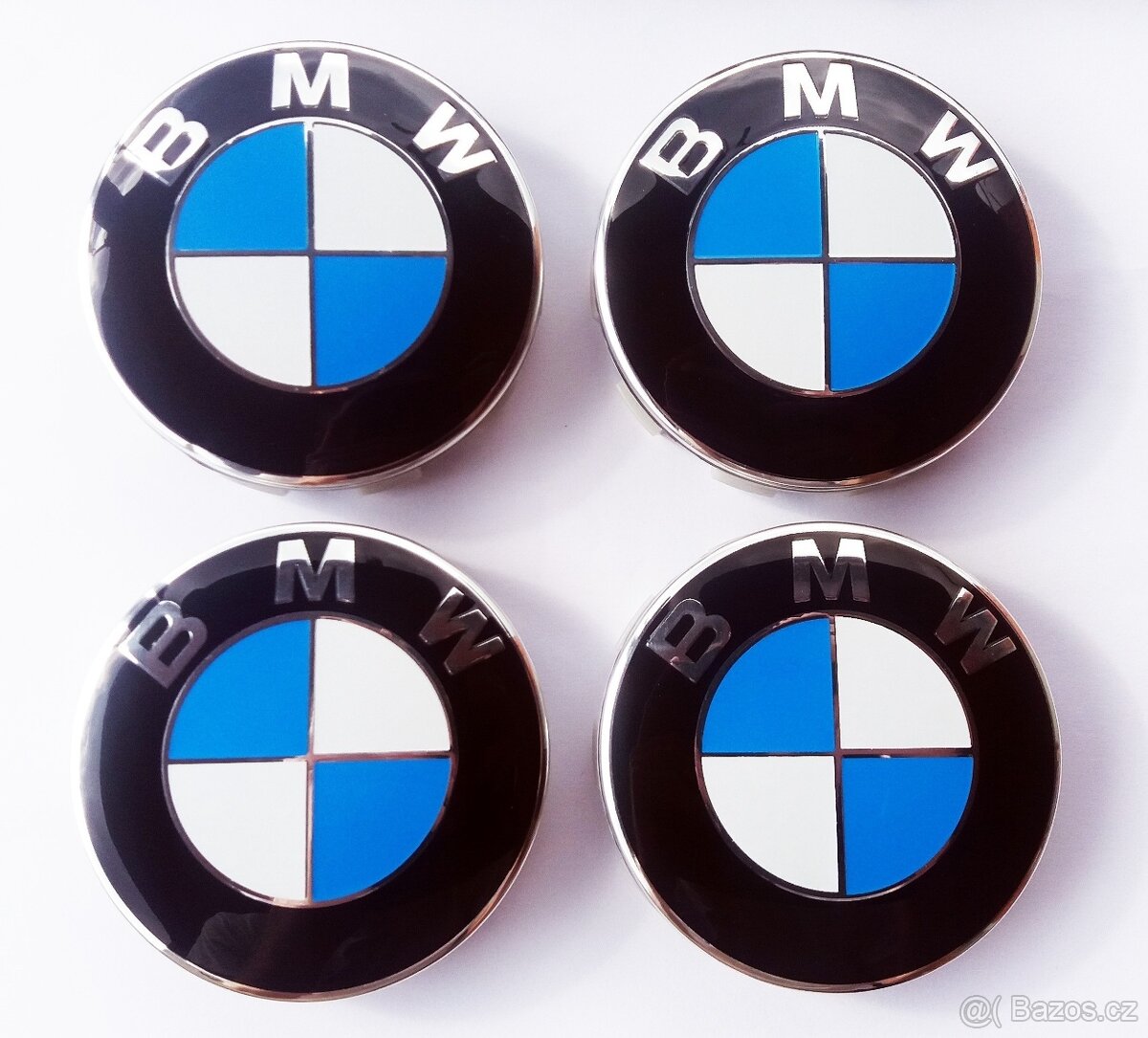 BMW středové pokličky modrobílé 68mm