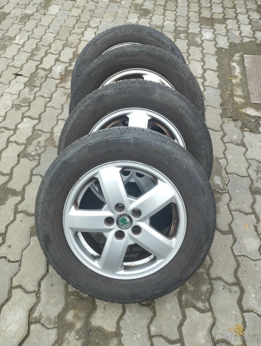 Disk+Pneu Škoda Octavia 195/65 R15
