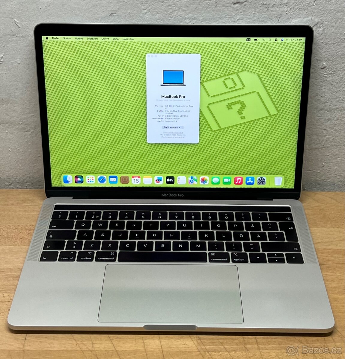 MacBook Pro 13” 2018/8GB RAM/i5/256GB SSD/ Záruka