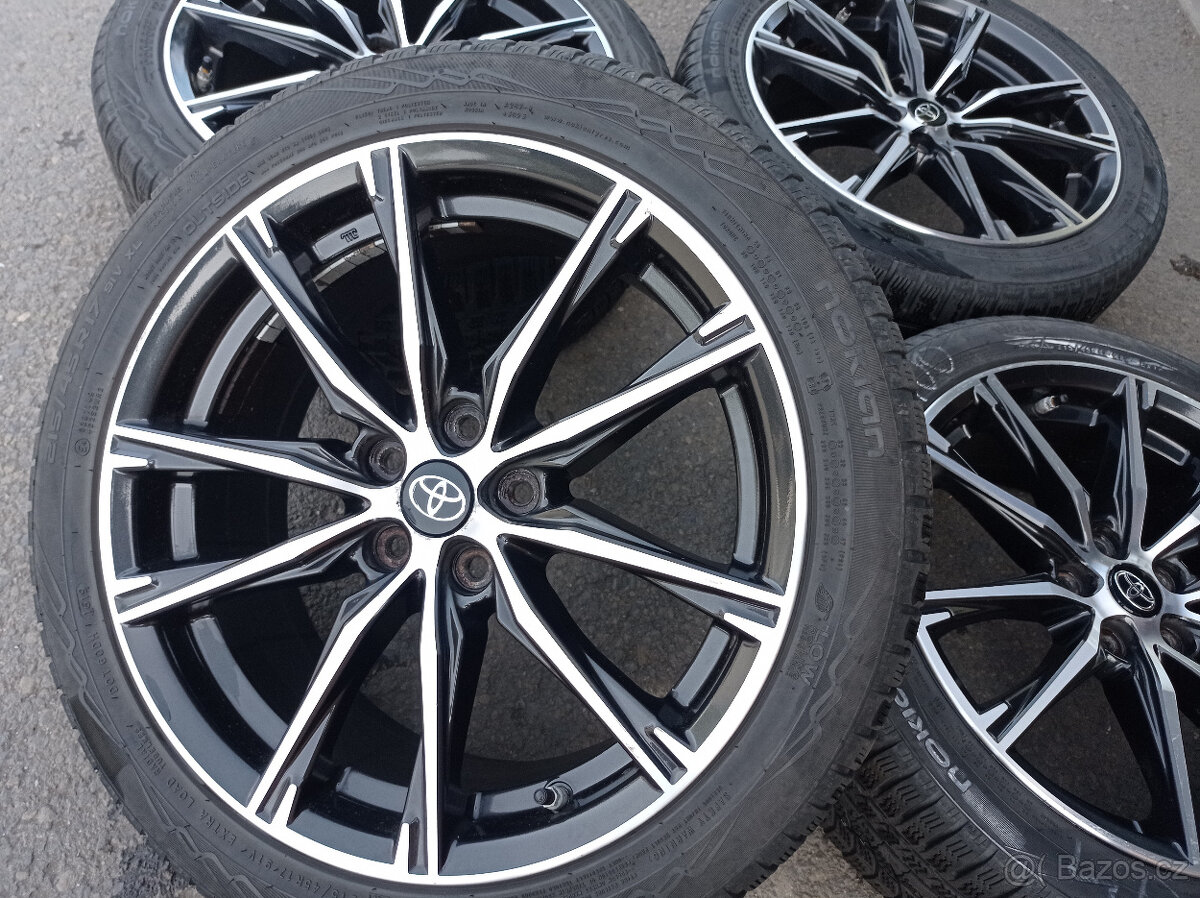 5x100 Subaru BRZ (Toyota GT86) 7Jx17 ET48 č.E01 alu disky