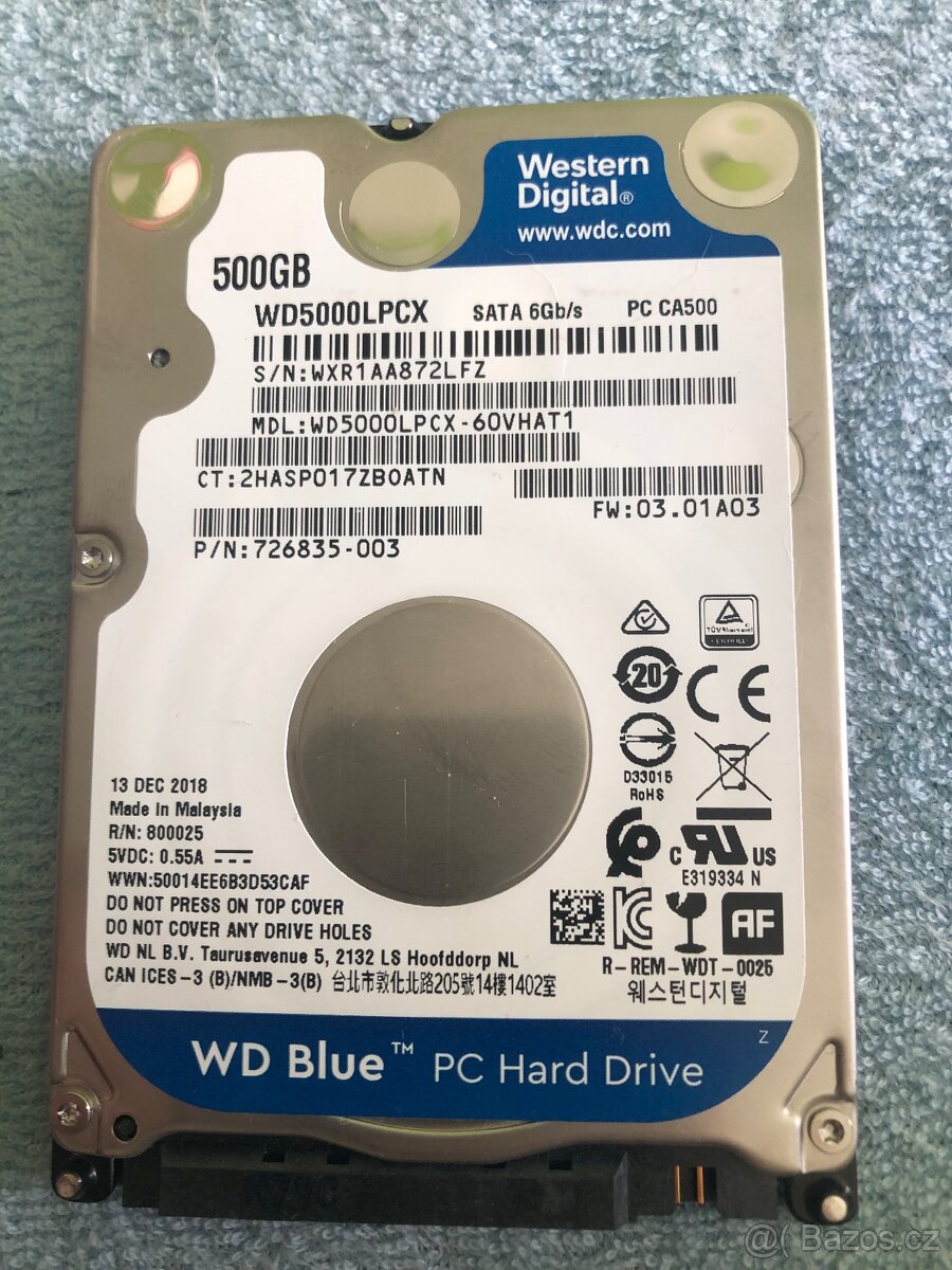 2,5 hdd 500gb